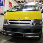 Black CCFL Angel Eyes Projector Head Lights for 04-10 Toyota Hiace -3266