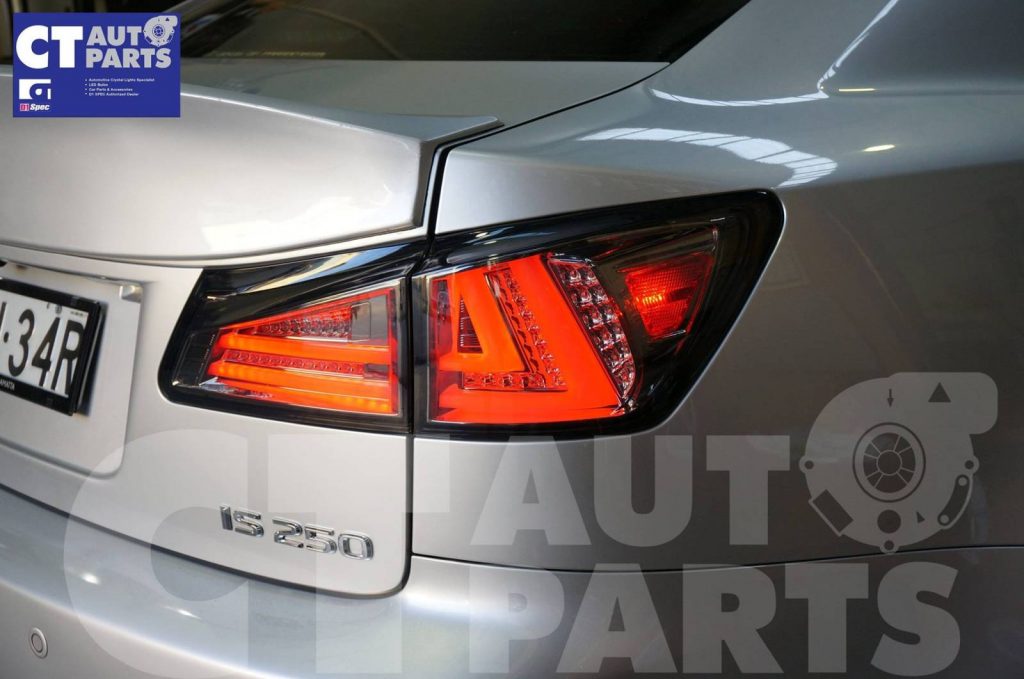 Smoked LED Light Bar Tail Lights for Lexus ISF IS250 IS350 Taillight 05-08-4550