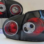 Black Altezza Tail Lights VW GOLF V 03-08 GTi R32 ABT Taillight-3417