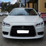 Angel Eyes DRL LED Light Bar Headlights for MITSUBISHI LANCER EVO X CJ 07-17-6344