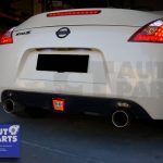 SMOKED RED 3 FUNCTION LED Rear Fog/Reverse/Brake Lights for Nissan 370Z 09-2015-3878