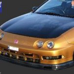 Mugen Style front bumper lip for 93-97 Honda Integra DC2 DC4 Type R VtiR-4163