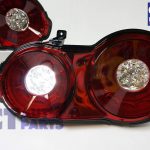 JDM Clear Red 3D LED Stripe Bar Tail Lights for Nissan Skyline GTR R35 VQ38-4812