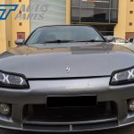 Black LED 3D DRL Bar Projector Head lights & LED Indicators for Nissan S15 200sx-11603