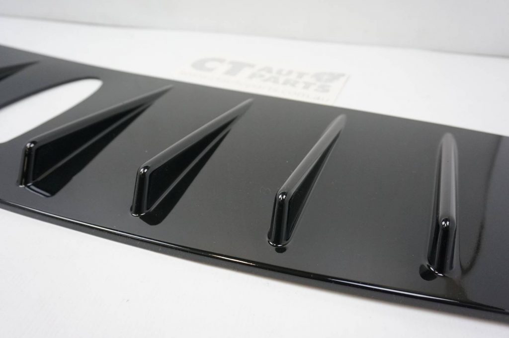 VORTEX GENERATOR Shark Fin Roof Spoiler for 14-17 SUBARU WRX STI Glossy Black -5109