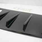 VORTEX GENERATOR Shark Fin Roof Spoiler for 14-17 SUBARU WRX STI Glossy Black -5109