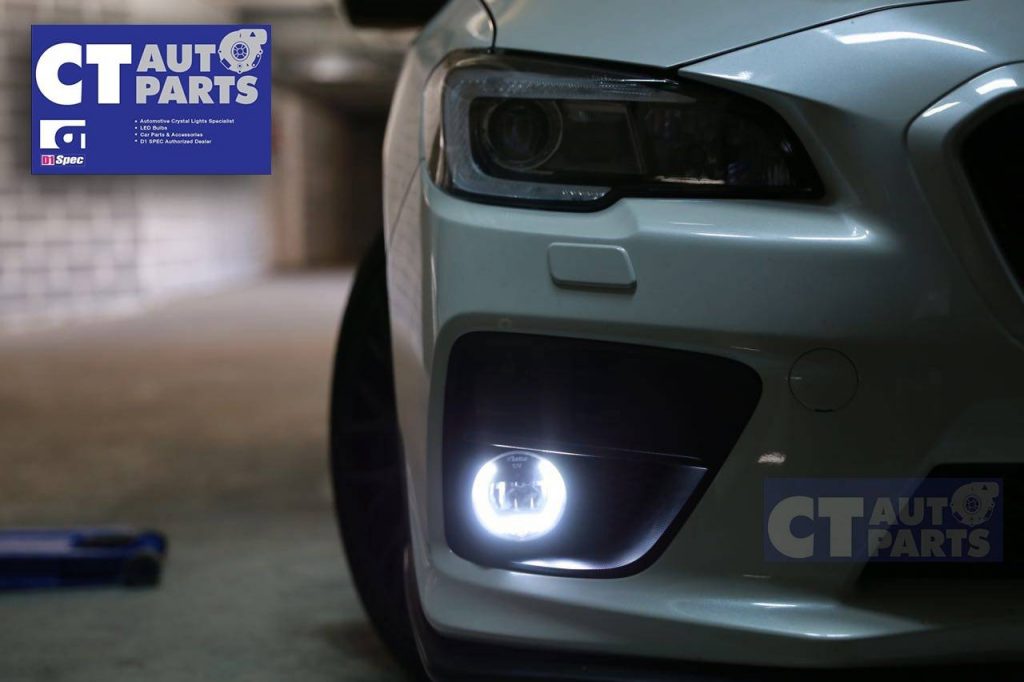 Front OLM LED CORONA RING DRL FOG Lights for 2015+ SUBARU WRX STI / Toyota 86 GTS GT-0