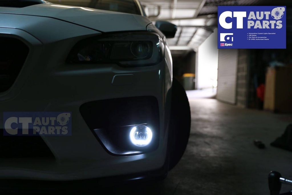 Front OLM LED CORONA RING DRL FOG Lights for 2015+ SUBARU WRX STI / Toyota 86 GTS GT-6665