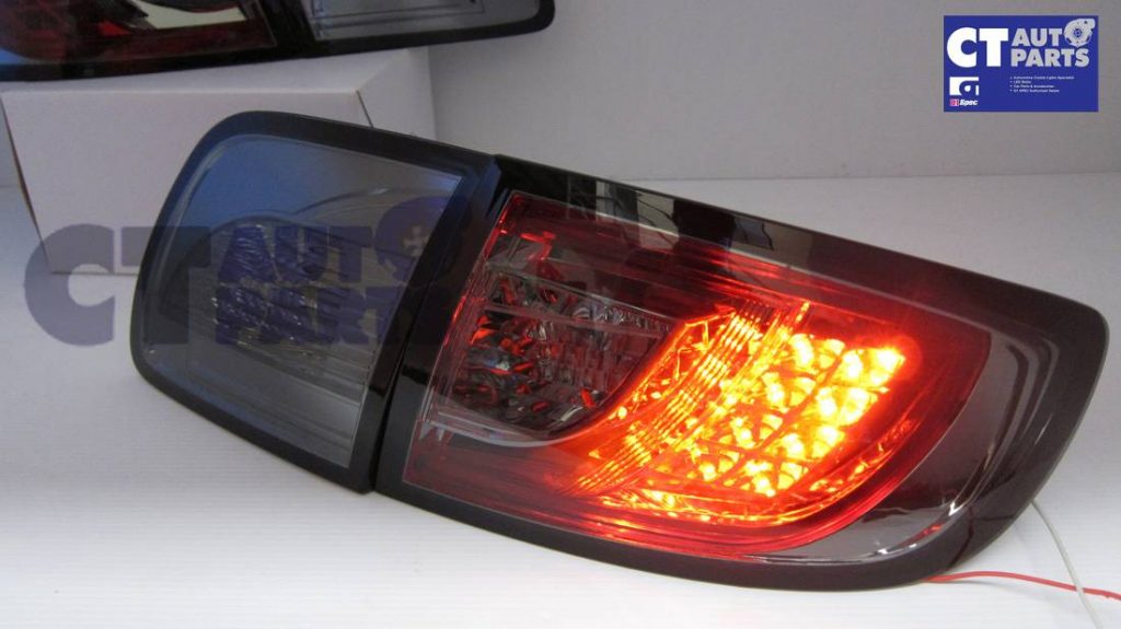 Smoked LED Tail lights for MAZDA 3 4 doors Sedan 03-09 BK Series 1 & 2-5308