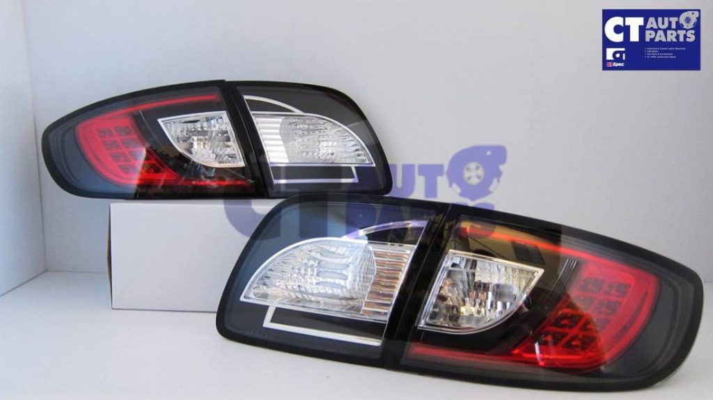 MAZDA 3 4 doors Sedan 03-09 Black LED Tail lights-5320