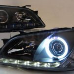 Black DRL AngleEye Projector Headlight 99-05 LEXUS IS200 IS300 Toyota Altezza-5288