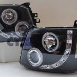 Black CCFL Angel-Eyes DRL LED Projector Head Lights Headlight for 11-14 TOYOTA HIACE-5336