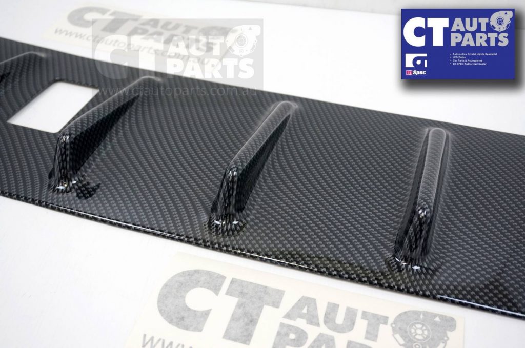 Carbon Style Vortex Generator Roof Spoiler for 07-17 Mitsubishi Lancer CJ VRX -5422