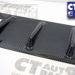 Carbon Style Vortex Generator Roof Spoiler for 07-17 Mitsubishi Lancer CJ VRX -5422