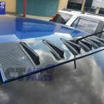 Carbon Style Vortex Generator Roof Spoiler for 07-17 Mitsubishi Lancer CJ VRX -5442