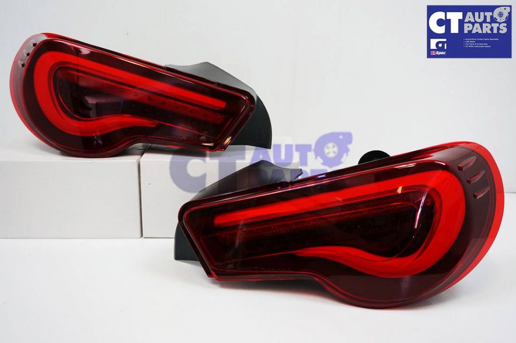 Valenti Smoke Red LED Tail light Toyota 86 GTS Subaru BRZ Seqnential Blinker -5485