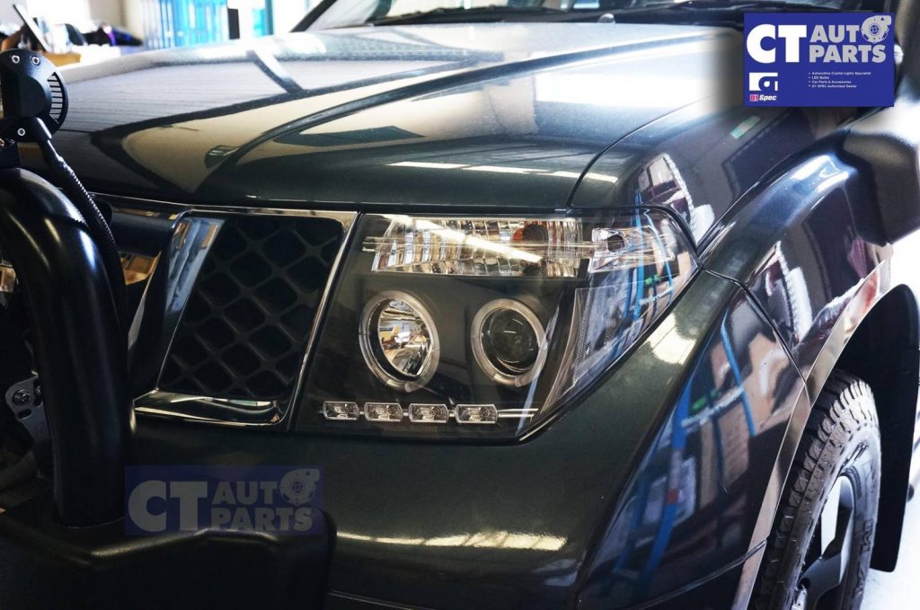 ANGEL-EYES Black HeadLight for PathFinder R51 Nissan Navara D40 CLR-6429