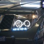 ANGEL-EYES Black HeadLight for PathFinder R51 Nissan Navara D40 CLR-6430