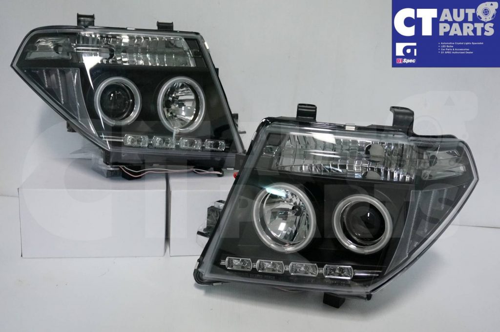 ANGEL-EYES Black HeadLight for PathFinder R51 Nissan Navara D40 CLR-5592