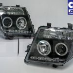 ANGEL-EYES Black HeadLight for PathFinder R51 Nissan Navara D40 CLR-5592