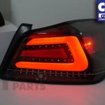 Full LED Black Red Bar Tail lights for 2015-2019 Subaru WRX/ WRX STI -5602