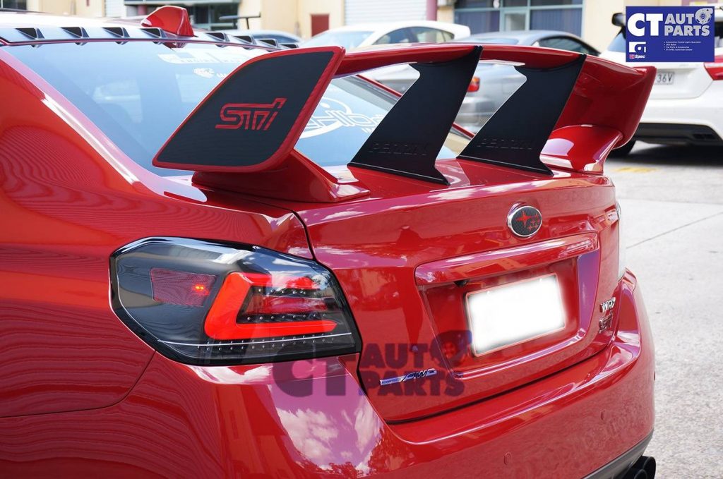 Full LED Black Red Bar Tail lights for 2015-2019 Subaru WRX/ WRX STI -6726