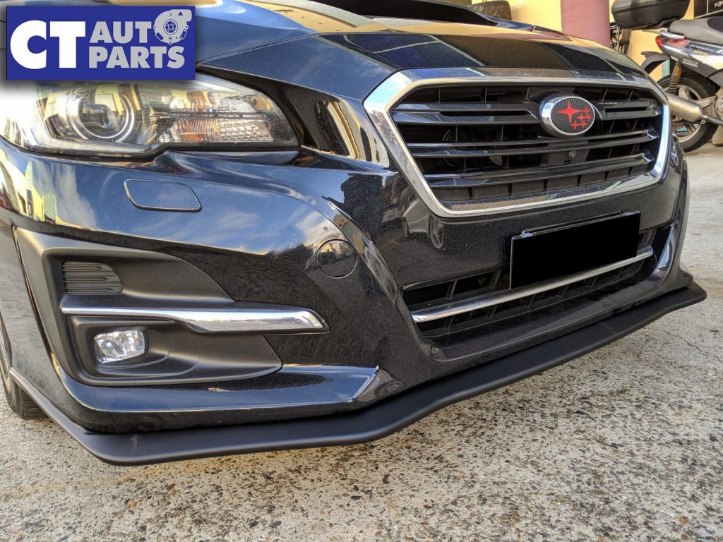 STI Style Front Bumper Lip Spoiler for 14-17 Subaru LEVORG STI Matte Black -10577