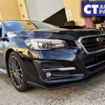 STI Style Front Bumper Lip Spoiler for 14-17 Subaru LEVORG STI Matte Black -10576