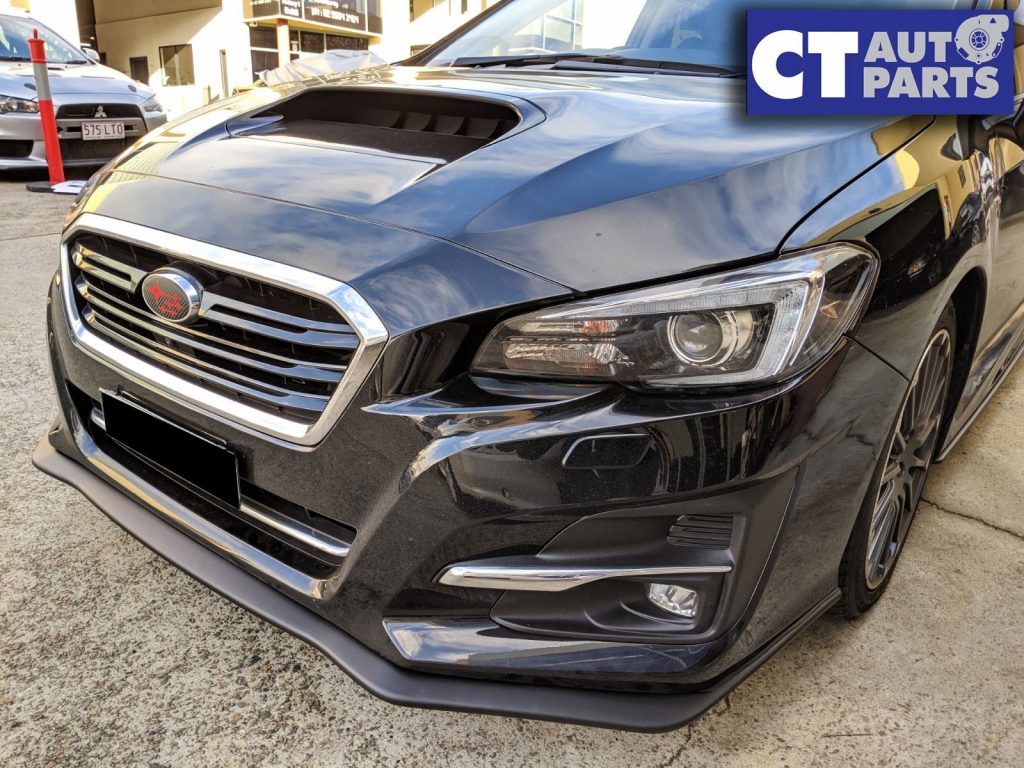 STI Style Front Bumper Lip Spoiler for 14-17 Subaru LEVORG STI Matte Black -10578