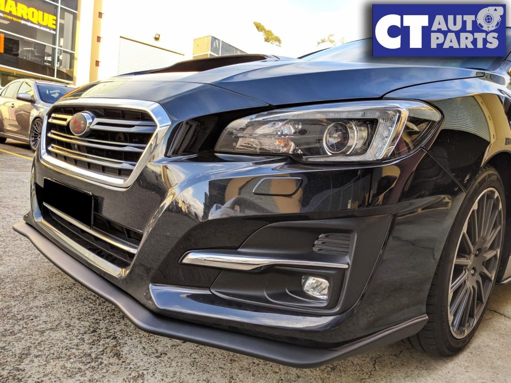 STI Style Front Bumper Lip Spoiler for 14-17 Subaru LEVORG STI Matte Black -10574