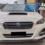 STI Style Front Bumper Lip Spoiler for 14-17 Subaru LEVORG STI Matte Black -14102