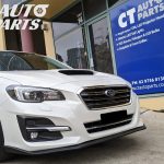 STI Style Front Bumper Lip Spoiler for 14-17 Subaru LEVORG STI Matte Black -14108