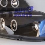 Black LED Angle Eye Projector Headlights for 99-00 HONDA CIVIC EK VTI-5741