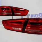 Clear RED Full LED Tail Lights DYNAMIC for MITSUBISHI LANCER CJ 07-17 VRX EVO X-5830