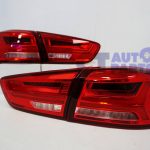 Clear RED Full LED Tail Lights DYNAMIC for MITSUBISHI LANCER CJ 07-17 VRX EVO X-5828