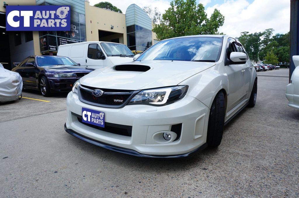 LED 3D DRL Projector Head Lights for 08-13 Subaru Impreza WRX 08-13 HALOGEN TYPE -9802