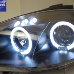 JDM Black LED Angel Eyes Projector Head Lights for 01-05 MAZDA MX5 NB MX 5 -5776