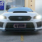 CT AUTO MP FRONT Bumper Lip for 14-18 SUBARU WRX STI V1 Matte Black-6619