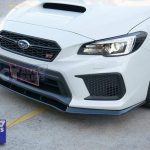 CT AUTO MP FRONT Bumper Lip for 14-18 SUBARU WRX STI V1 Matte Black-6622