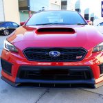 CT AUTO MP FRONT Bumper Lip for 14-18 SUBARU WRX STI V1 Matte Black-8434