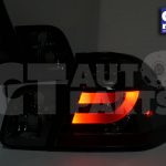 LED Light Bar Tail Lights BMW E46 98-01 4D Sedan 318i 320i 323i 330i SMOKED-6102