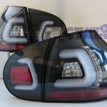 Black 3D Full LED Tail lights VolksWagen VW Golf V 03-08 GTI GT R32 Taillight-6157