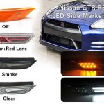 Clear LED Indicator Signal Light DRL for Nissan Skyline GTR R35 VQ38-6492