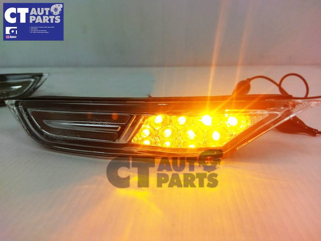 Clear LED Indicator Signal Light DRL for Nissan Skyline GTR R35 VQ38-6489