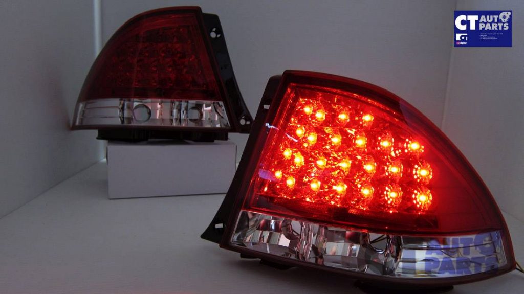 JDM Clear Red LED Tail Lights for 99-05 LEXUS IS200 IS300 Toyota Altezza-6611