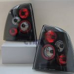 Black Altezza Tail Lights Holden Opel Astra G 98-04 G TS 2D 4D Sedan -6456