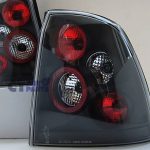 Black Altezza Tail Lights Holden Opel Astra G 98-04 G TS 2D 4D Sedan -6455