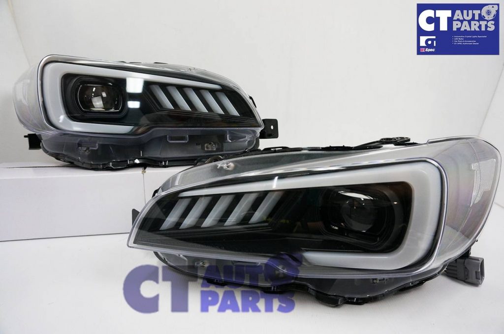 COPLUS LED DRL Dynamic Blinker Headlight for 14-17 SUBARU WRX STI LEVORG -6795