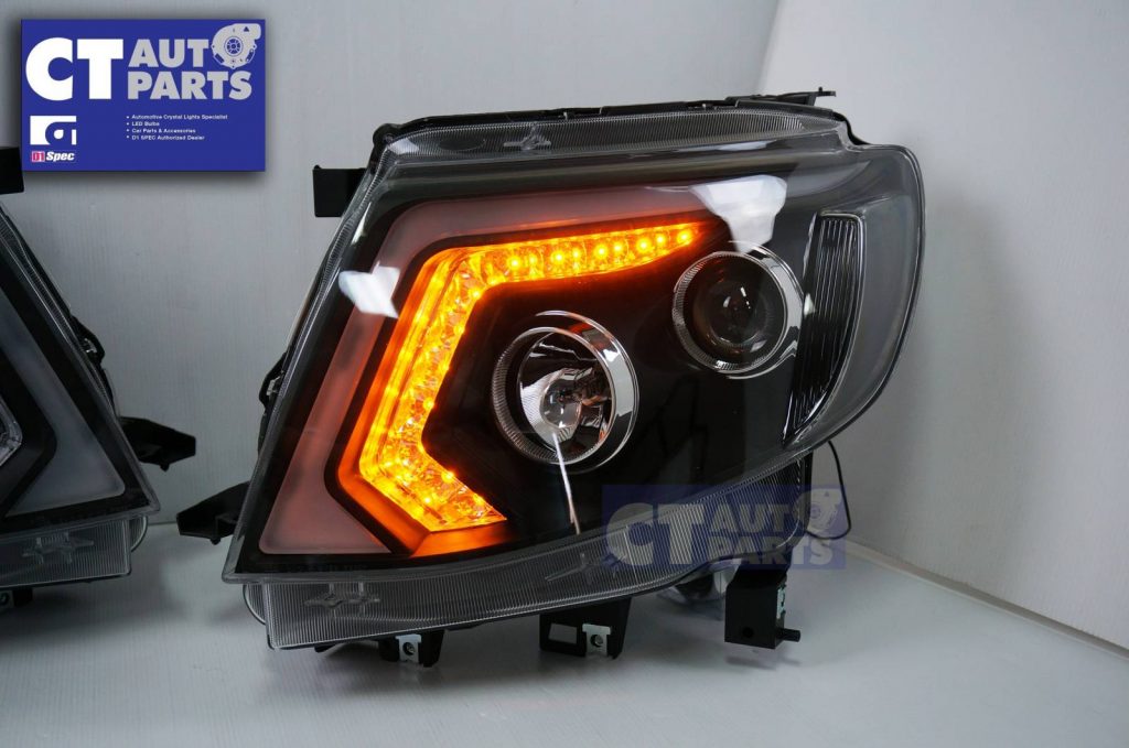 LED DRL Projector Headlight & LED Indicator for 11-15 Ford Ranger MK1 PX T6-6791