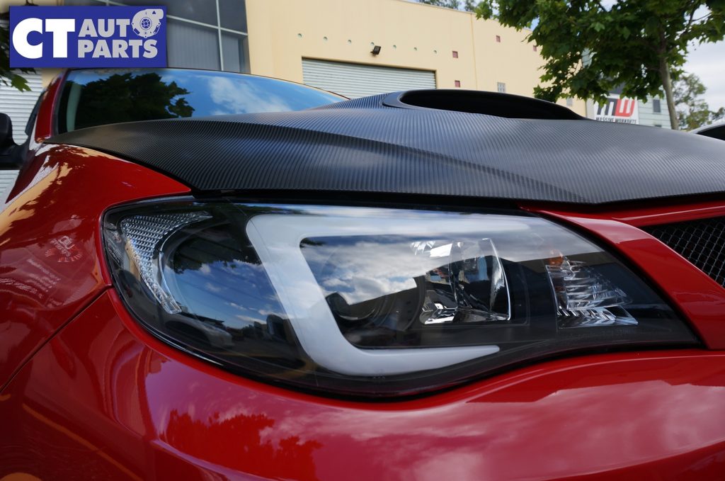 LED 3D DRL Projector Head Lights for 08-13 Subaru Impreza WRX 08-13 Dynamic Indicator -9169
